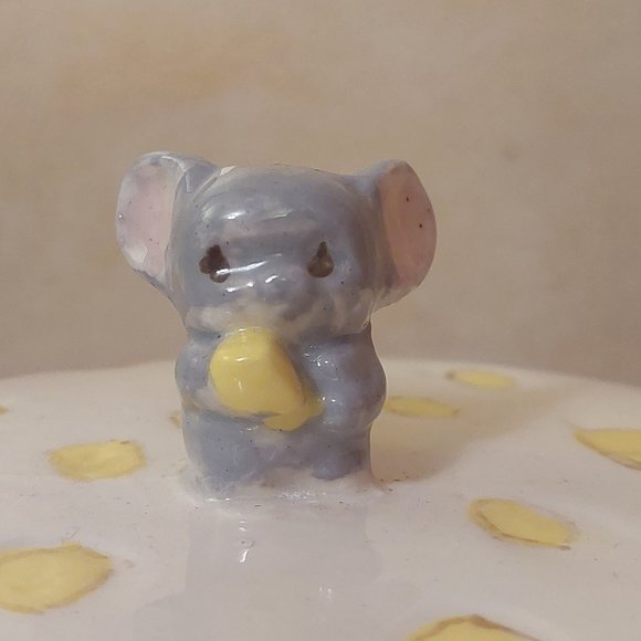 Handmade Pottery Cheese Serving Dish - Picture 4 of 7